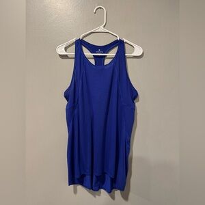 Athleta Royal Blue Racerback Tank Top